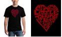 LA Pop Art Men's Crazy Little Thing Called Love Word Art T-shirt